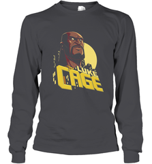 Marvel The Defenders Luke Cage Profile Long Sleeve T-Shirt Long Sleeve T-Shirt - FordPhuMy