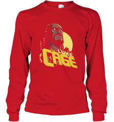 Marvel The Defenders Luke Cage Profile Long Sleeve T-Shirt Long Sleeve T-Shirt - FordPhuMy