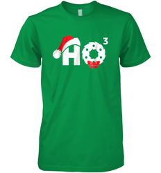 Santa HO HO3 Cubed Funny Christmas Men's Premium T-Shirt