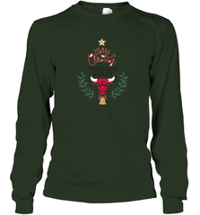 NBA Chicago Bulls Logo merry Christmas gilf Long Sleeve T-Shirt Long Sleeve T-Shirt - FordPhuMy