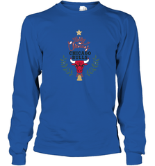 NBA Chicago Bulls Logo merry Christmas gilf Long Sleeve T-Shirt Long Sleeve T-Shirt - FordPhuMy