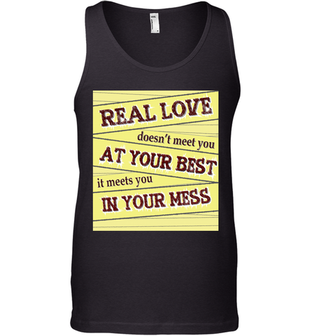 Real love funny quotes for valentine (2) Men's Tank Top Men's Tank Top / Black / XS Men's Tank Top - FordPhuMy