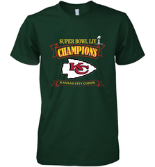 NFL Kansas City Chiefs Pro Line by Fanatics Super Bowl LIV Champions Men's Premium T-Shirt Men's Premium T-Shirt - FordPhuMy