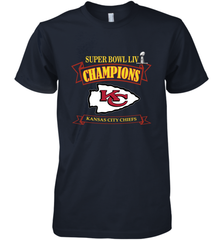NFL Kansas City Chiefs Pro Line by Fanatics Super Bowl LIV Champions Men's Premium T-Shirt Men's Premium T-Shirt - FordPhuMy