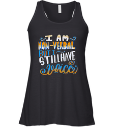 Special Needs NonVerbal Autism Awesome Women's Racerback Tank