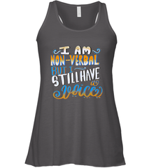Special Needs NonVerbal Autism Awesome Women's Racerback Tank Women's Racerback Tank - FordPhuMy