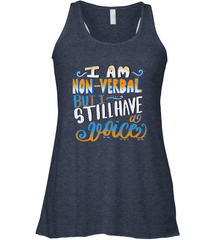 Special Needs NonVerbal Autism Awesome Women's Racerback Tank Women's Racerback Tank - FordPhuMy