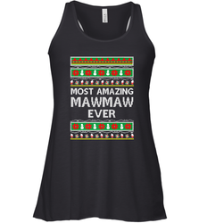 Xmas Gifts for Maw Maw Ugly Christmas gift idea Women's Racerback Tank
