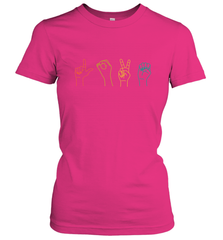 Love ASL Sign language Alphabet Valentines Day Gift idea Women's T-Shirt Women's T-Shirt - FordPhuMy