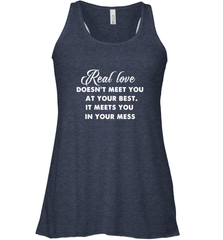 Real love funny quotes for valentine Women's Racerback Tank Women's Racerback Tank - FordPhuMy