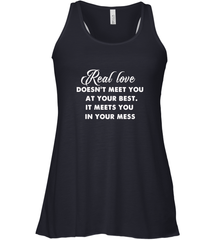 Real love funny quotes for valentine Women's Racerback Tank Women's Racerback Tank - FordPhuMy