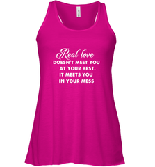 Real love funny quotes for valentine Women's Racerback Tank Women's Racerback Tank - FordPhuMy
