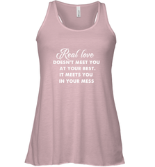 Real love funny quotes for valentine Women's Racerback Tank Women's Racerback Tank - FordPhuMy