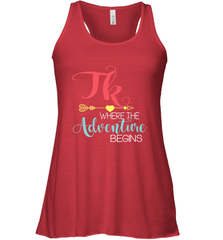 TK Transitional Kindergarten Where The Adventure Begins Women's Racerback Tank Women's Racerback Tank - FordPhuMy