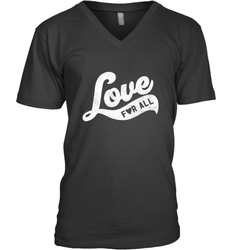 Cute Love Valentines Day Retro Vintage Top Men's V-Neck