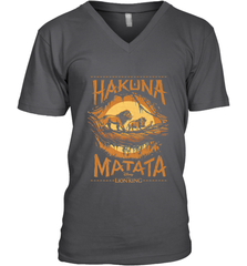 Disney The Lion King Live Action Hakuna Matata Sunset Poster Men's V-Neck Men's V-Neck - FordPhuMy