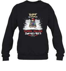 Trump Train 2020 Plow snowflakes Christmas Crewneck Sweatshirt