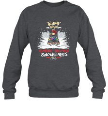 Trump Train 2020 Plow snowflakes Christmas Crewneck Sweatshirt Crewneck Sweatshirt - FordPhuMy
