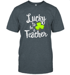 Teacher St. Patrick's Day Shirt, Lucky To Be A Teacher Men's T-Shirt Men's T-Shirt - FordPhuMy