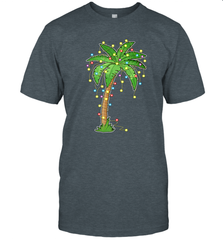 Christmas Lights Palm Tree Beach Funny Tropical Xmas Gift Men's T-Shirt Men's T-Shirt - FordPhuMy