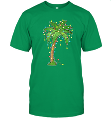 Christmas Lights Palm Tree Beach Funny Tropical Xmas Gift Men's T-Shirt Men's T-Shirt - FordPhuMy