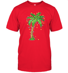 Christmas Lights Palm Tree Beach Funny Tropical Xmas Gift Men's T-Shirt Men's T-Shirt - FordPhuMy