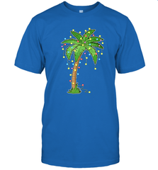 Christmas Lights Palm Tree Beach Funny Tropical Xmas Gift Men's T-Shirt Men's T-Shirt - FordPhuMy