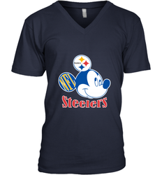 Nfl Pittsburgh Steelers Mickey Team Men's V-Neck