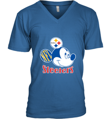 Nfl Pittsburgh Steelers Mickey Team Men's V-Neck Men's V-Neck - FordPhuMy