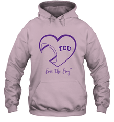 TCU Horned Frogs Football Inside Heart  Team Hooded Sweatshirt Hooded Sweatshirt - FordPhuMy
