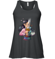 Disney Mulan Anime Half Girl Half Warrior Women's Racerback Tank Women's Racerback Tank - FordPhuMy