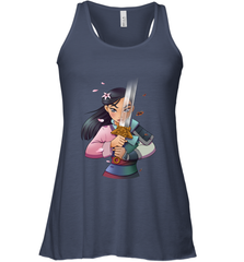 Disney Mulan Anime Half Girl Half Warrior Women's Racerback Tank Women's Racerback Tank - FordPhuMy