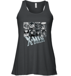 Marvel X Men Animated Series Halftone Retro 90s Women's Racerback Tank