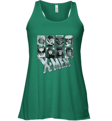 Marvel X Men Animated Series Halftone Retro 90s Women's Racerback Tank Women's Racerback Tank - FordPhuMy
