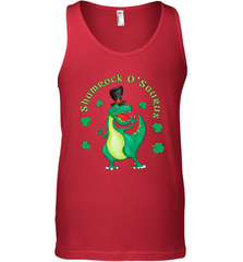 T Rex Dinosaur St. Patrick's Day Irish Funny Men's Tank Top Men's Tank Top - FordPhuMy