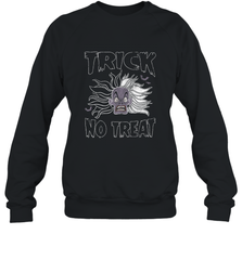 Disney Dalmatians Cruella Trick No Treat Halloween Crewneck Sweatshirt Crewneck Sweatshirt - FordPhuMy