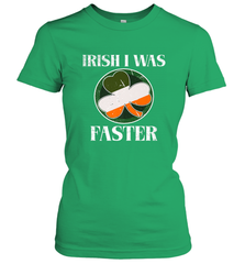 Irish I Was Faster Funny Running St Patricks Day Women's T-Shirt Women's T-Shirt - FordPhuMy
