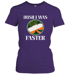 Irish I Was Faster Funny Running St Patricks Day Women's T-Shirt Women's T-Shirt - FordPhuMy