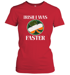 Irish I Was Faster Funny Running St Patricks Day Women's T-Shirt Women's T-Shirt - FordPhuMy