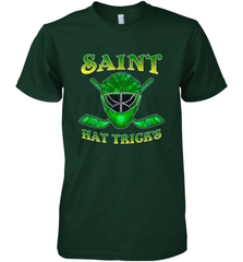 Saint Hat Tricks Ice Hockey Funny St Patricks Day Gift Men's Premium T-Shirt Men's Premium T-Shirt - FordPhuMy