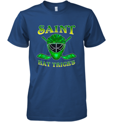Saint Hat Tricks Ice Hockey Funny St Patricks Day Gift Men's Premium T-Shirt Men's Premium T-Shirt - FordPhuMy