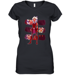 Star Wars Forces of Destiny Ahsoka Panels Women's V-Neck T-Shirt