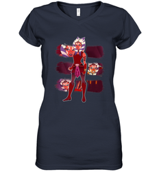 Star Wars Forces of Destiny Ahsoka Panels Women's V-Neck T-Shirt