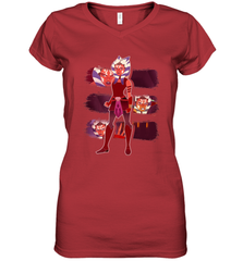 Star Wars Forces of Destiny Ahsoka Panels Women's V-Neck T-Shirt Women's V-Neck T-Shirt - FordPhuMy