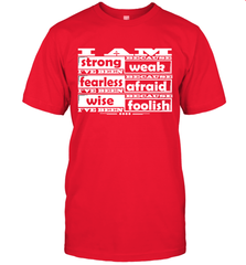 I am strong, fearless wise Best Novelty Gift Wing Inspirational Quote Men's T-Shirt Men's T-Shirt - FordPhuMy