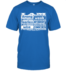 I am strong, fearless wise Best Novelty Gift Wing Inspirational Quote Men's T-Shirt Men's T-Shirt - FordPhuMy