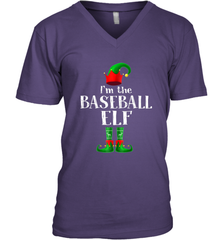 I'm The Baseball Elf Matching Family Pajama Christmas Men's V-Neck Men's V-Neck - FordPhuMy