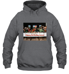 Comics Style Funny Christmas Happy Birthday Jesus Hooded Sweatshirt Hooded Sweatshirt - FordPhuMy