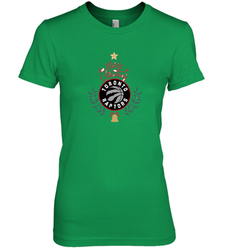 NBA Toronto Raptors Logo merry Christmas gilf Women's Premium T-Shirt