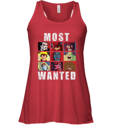 Marvel X Men Most Wanted Villains Retro Women's Racerback Tank